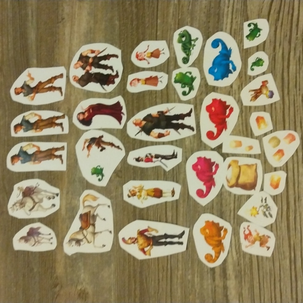 Tangled stickers